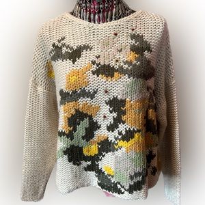 NWT Dreamers Mes Demoiselles Paris Anthropologie Wool Blend Sweater Size 1 Small